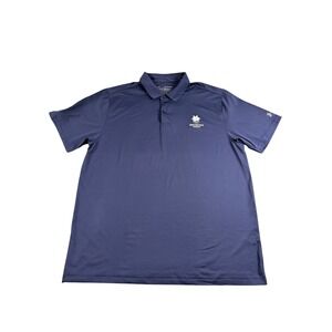 Under Armour Mens XL Navy Blue Encinitas Ranch JC Golf Performance Polo Shirt